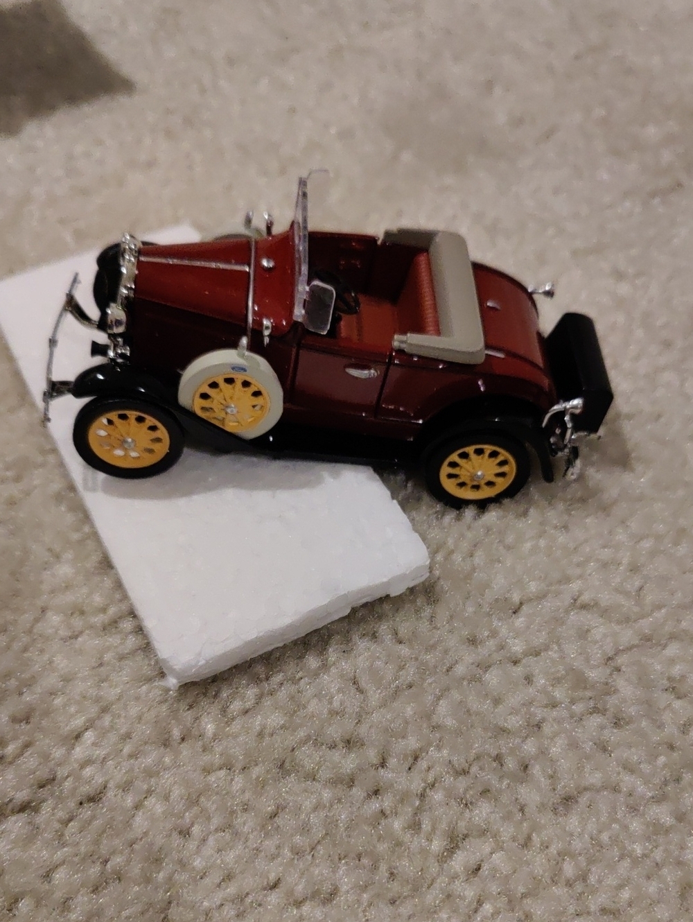 Vintage National Motor Museum FORD MODEL A Convertible Diecast Miniature Car Y2K
